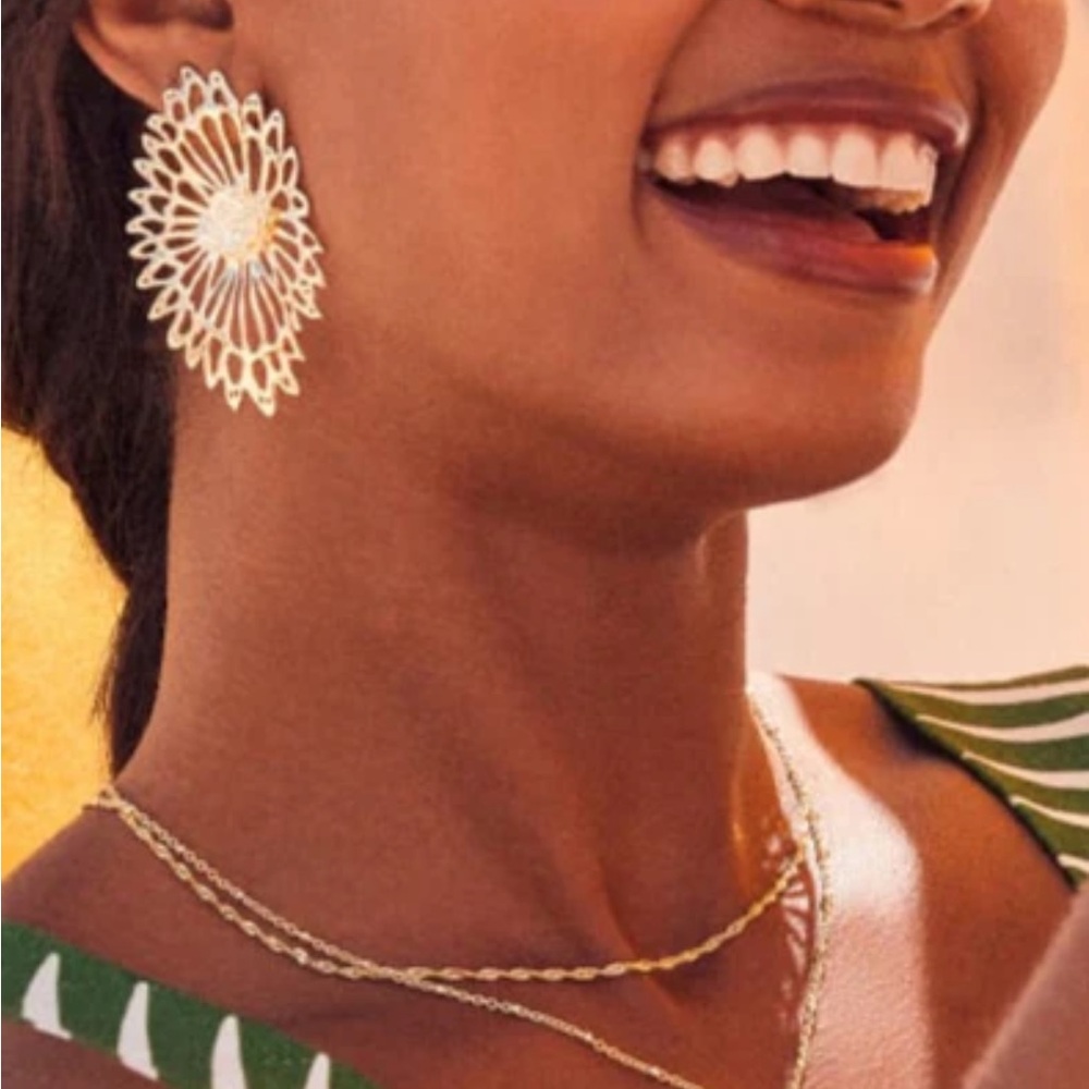 NWOT Kendra Scott Brielle Statement Earrings